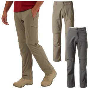 Craghoppers Men's NosiLife Pro II Fitted Zip Convertible Walking Trousers